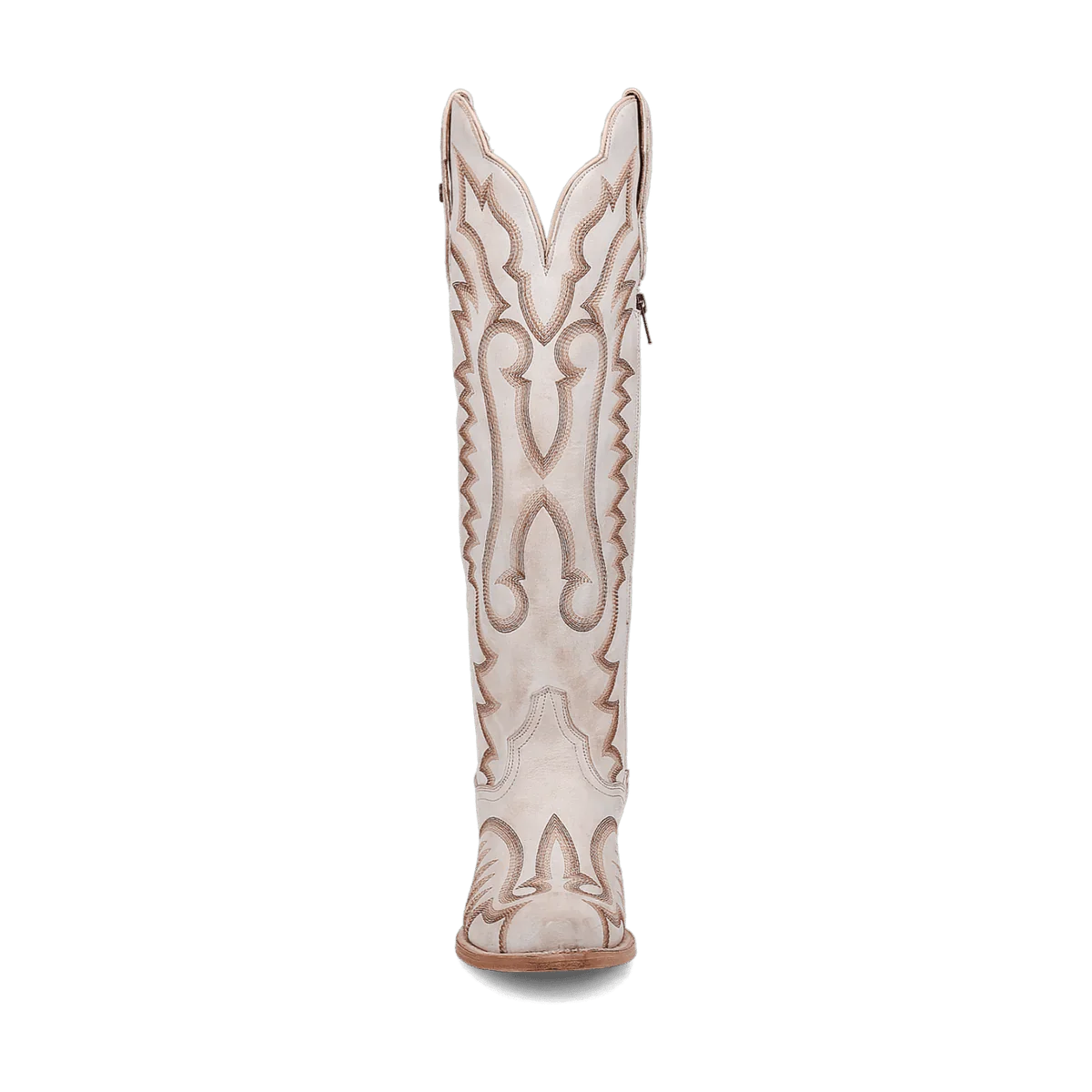 Dan Post Women's Josie Snip Toe Leather Tall Boots - White