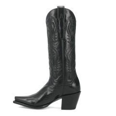 Dan Post Women's Maria Snip Toe Leather Boots - Black