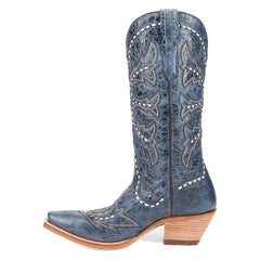 Dan Post Women's Mesa Snip Toe Leather Boots - Blue DP7019