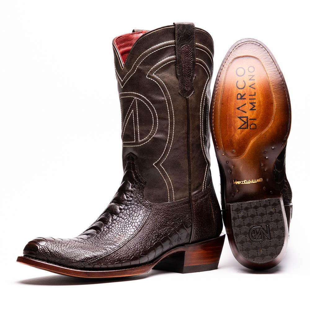 Marco_Di_Milano Denver: Brown Leather Luxury Shoes