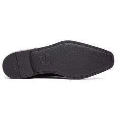 Zelli Enzo Classic Cap Toe Dress Shoes Crafted in Grey Calfskin