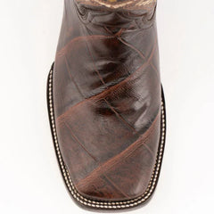 Ferrini Women's Jesse Square Toe Boots Alligator Print - Chocolate 9359309