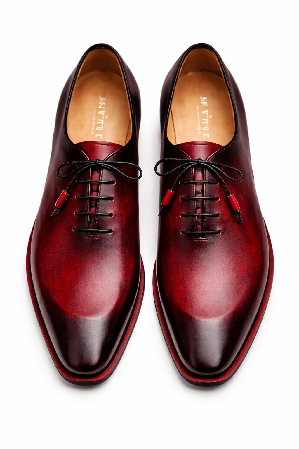 Dietro Whole Cut Oxford Burgundy By Mezlan Made In Spain Brand