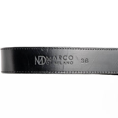 Marco Di Milano Georgia Belt Black Leather Luxury Shoe