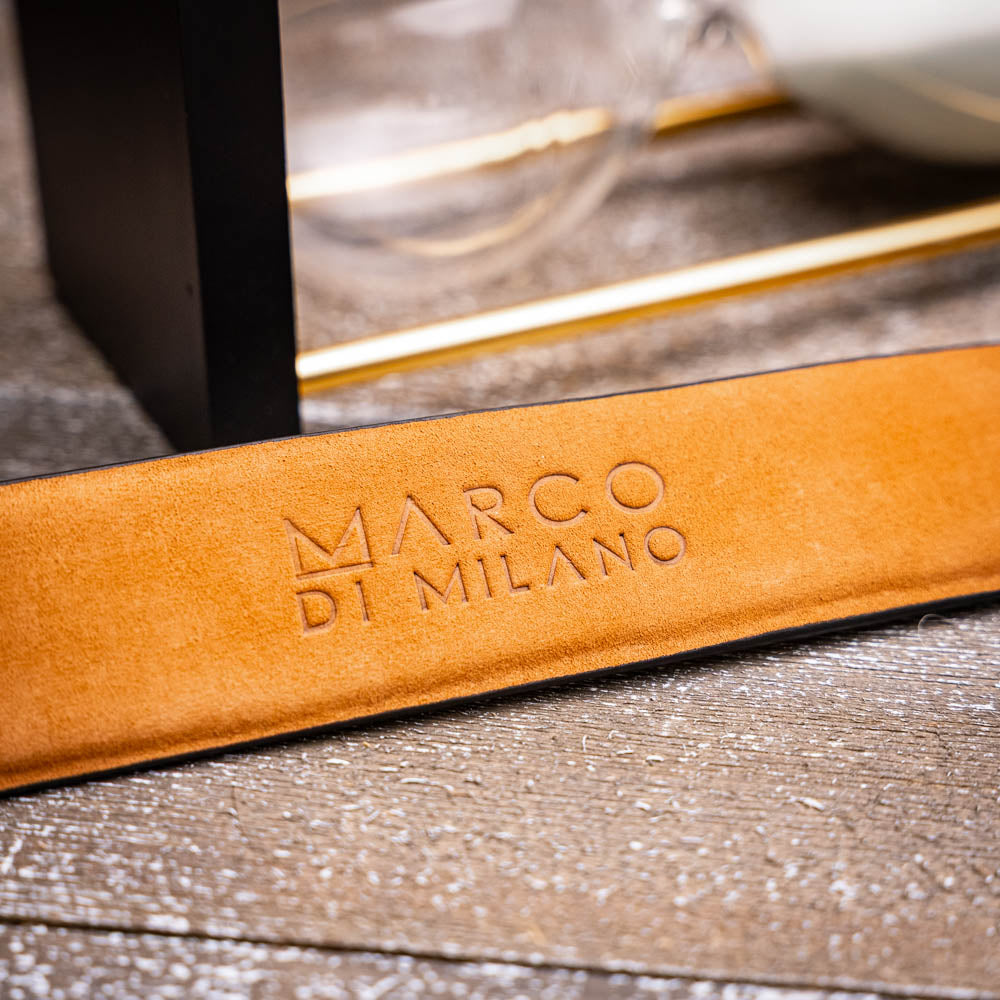 Marco Di Milano Giovanni Belt - Purple Leather Luxury Shoe