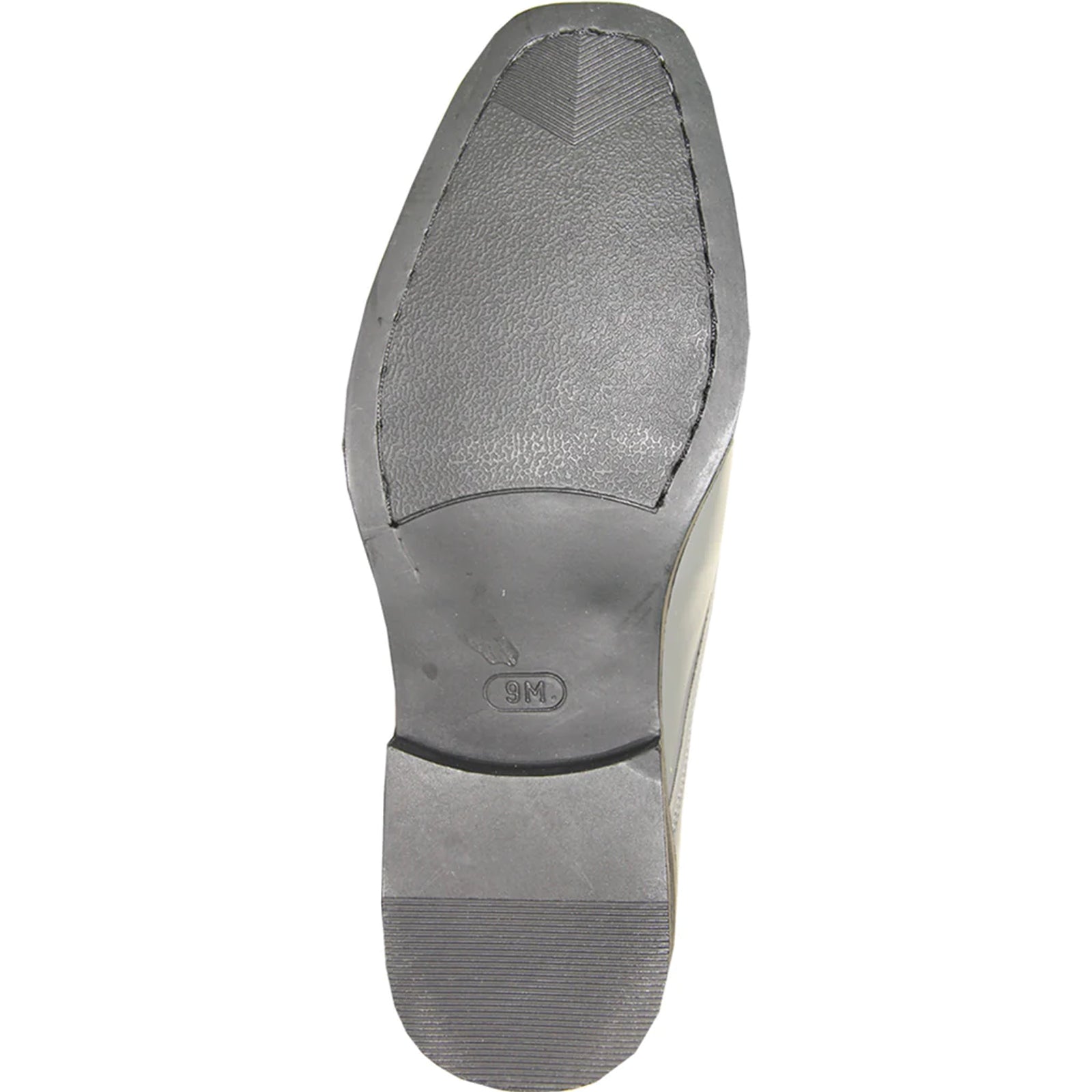 Bravo Mens Classic Plain Square Toe Shiny Patent Tuxedo Dress Shoe in Grey