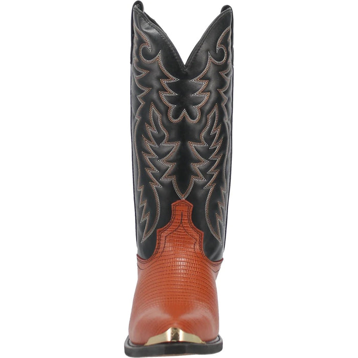 Dan Post Men's Dorsal Genuine Fish Leather Square Toe Boots - Brown