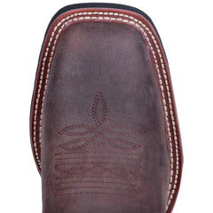 Laredo Men's Hamilton Genuine Leather Square Toe Boots - Tan
