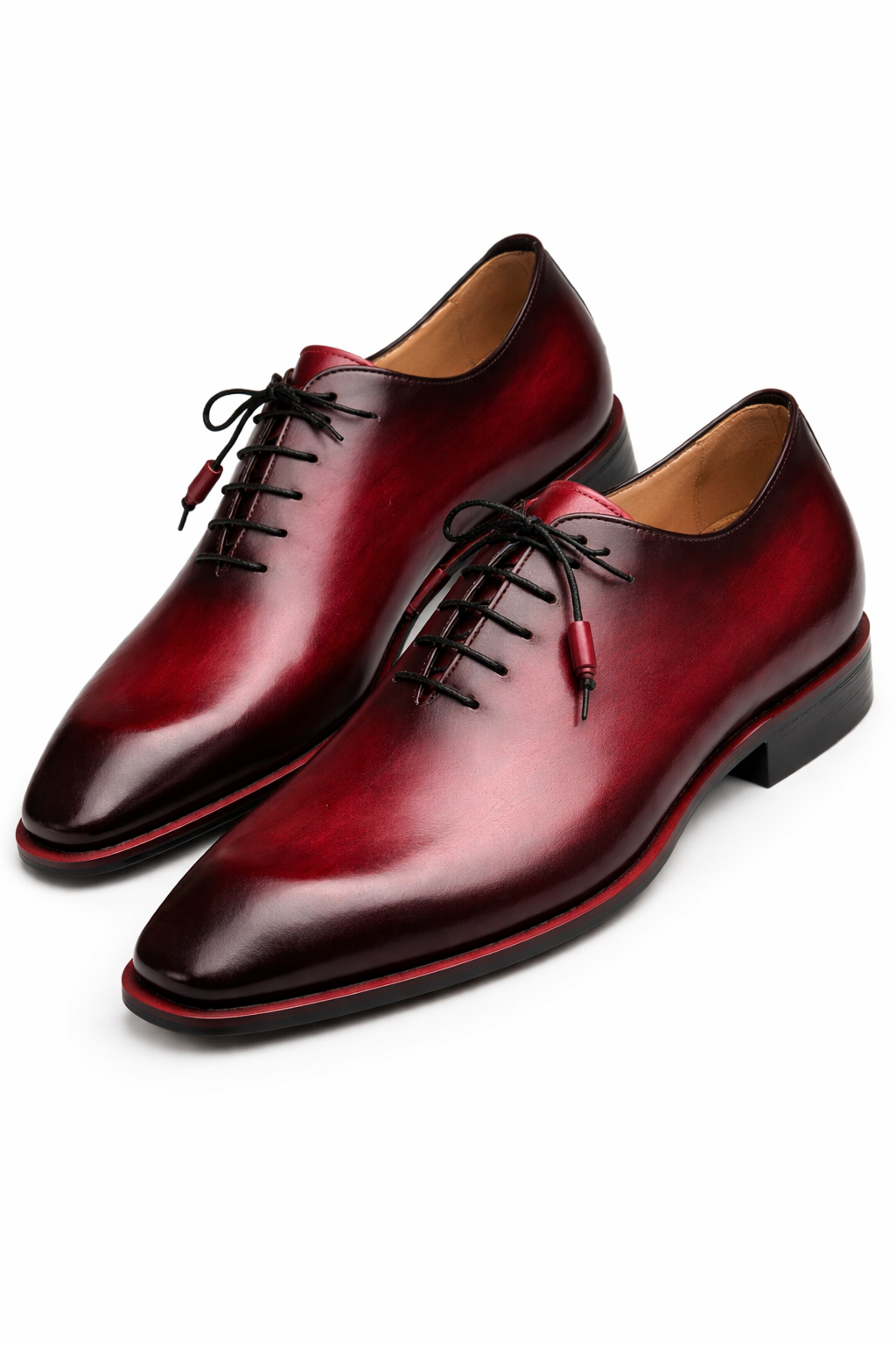 Dietro Whole Cut Oxford Burgundy By Mezlan Made In Spain Brand