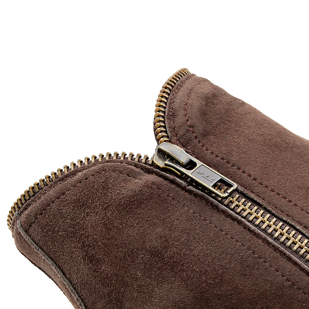 Mezlan Moretti Suede Zip Boot - Luxury Ankle Boot