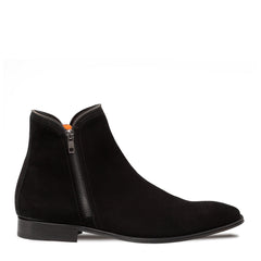 Mezlan Moretti Suede Zip Boot - Luxury Ankle Boot