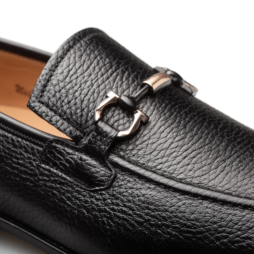 Mezlan Marinelli Deer Ornament Slip-On - Luxury Italian Loafer