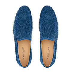 Sanlucar Woven Suede Moccasin