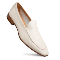 Mezlan Hi-Shine Apron Loafer - Luxury Italian Leather Slip-On