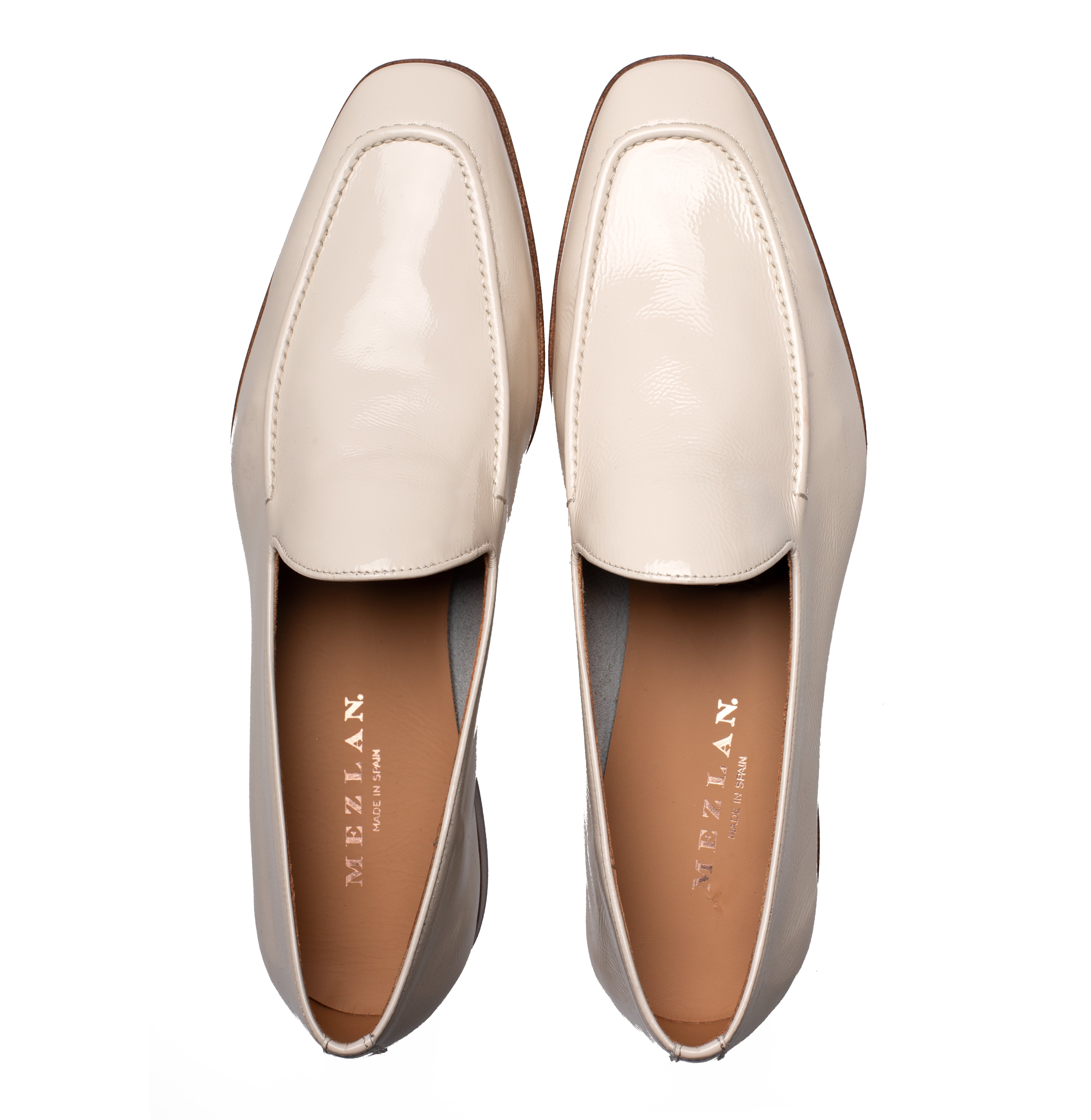 Mezlan Hi-Shine Apron Loafer - Luxury Italian Leather Slip-On