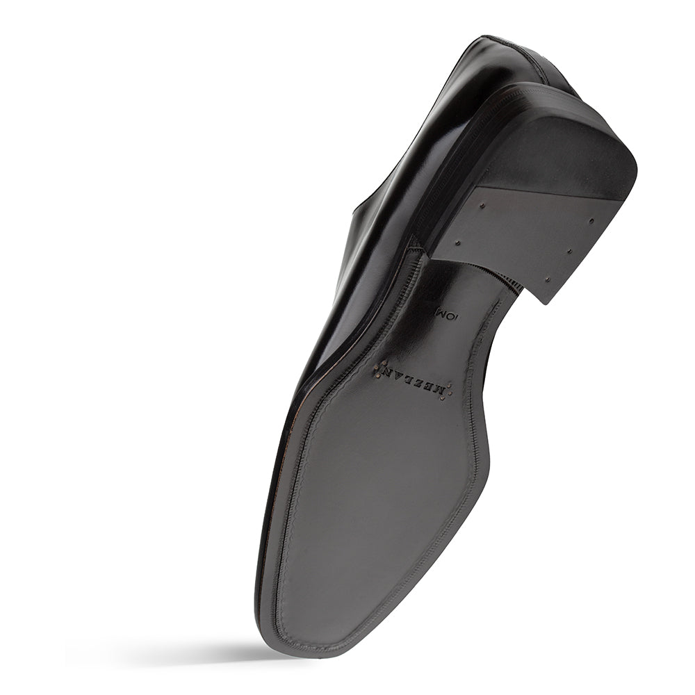 Mezlan Hi-Shine Asymmetric Oxford - Luxury Leather Dress Shoe