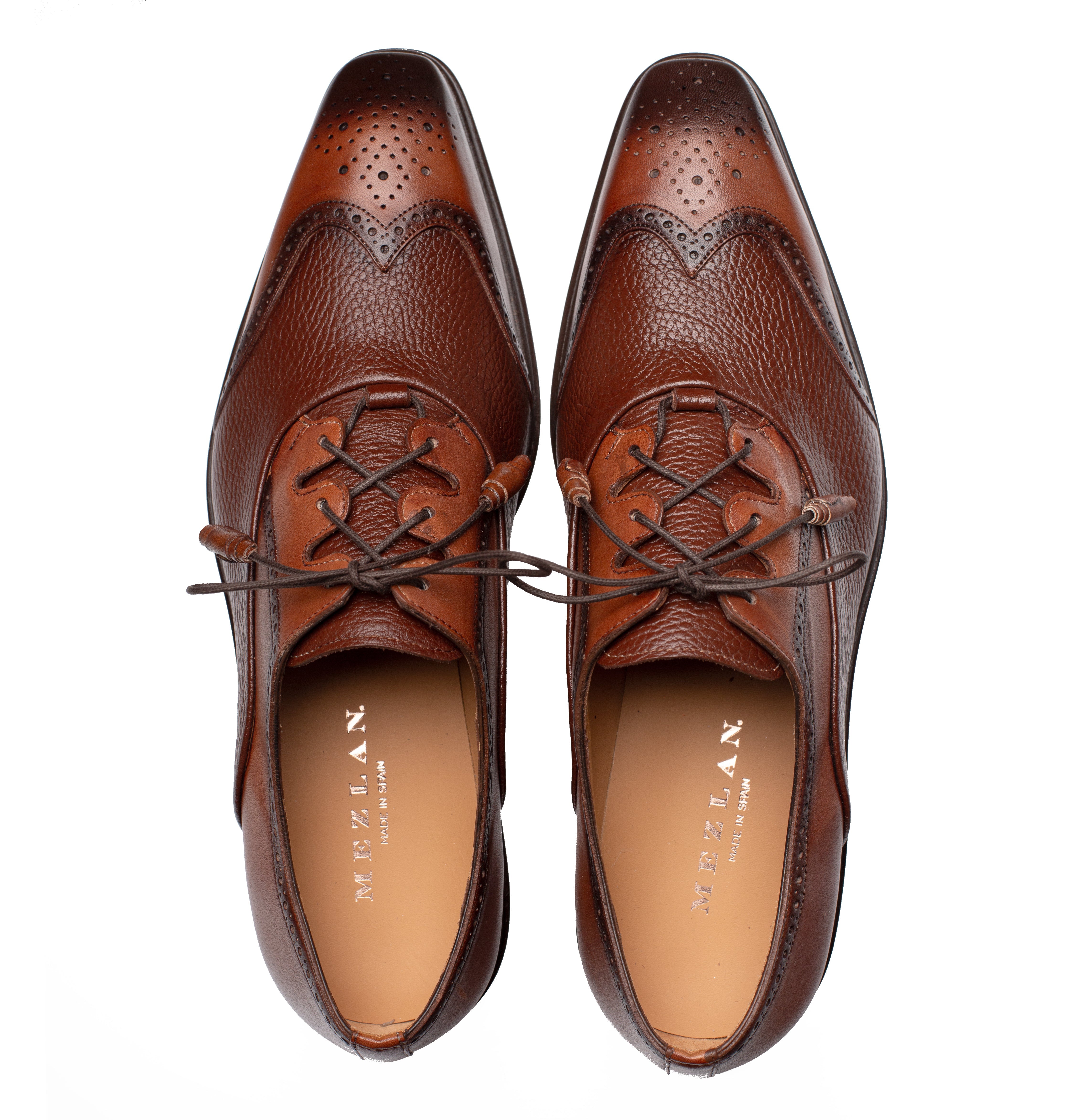 Mezlan Nord Wingtip Oxford - Luxury Leather Dress Shoe