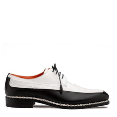 Mezlan Muro Two-Tone Leather Derby - Luxury Crafted Shoe