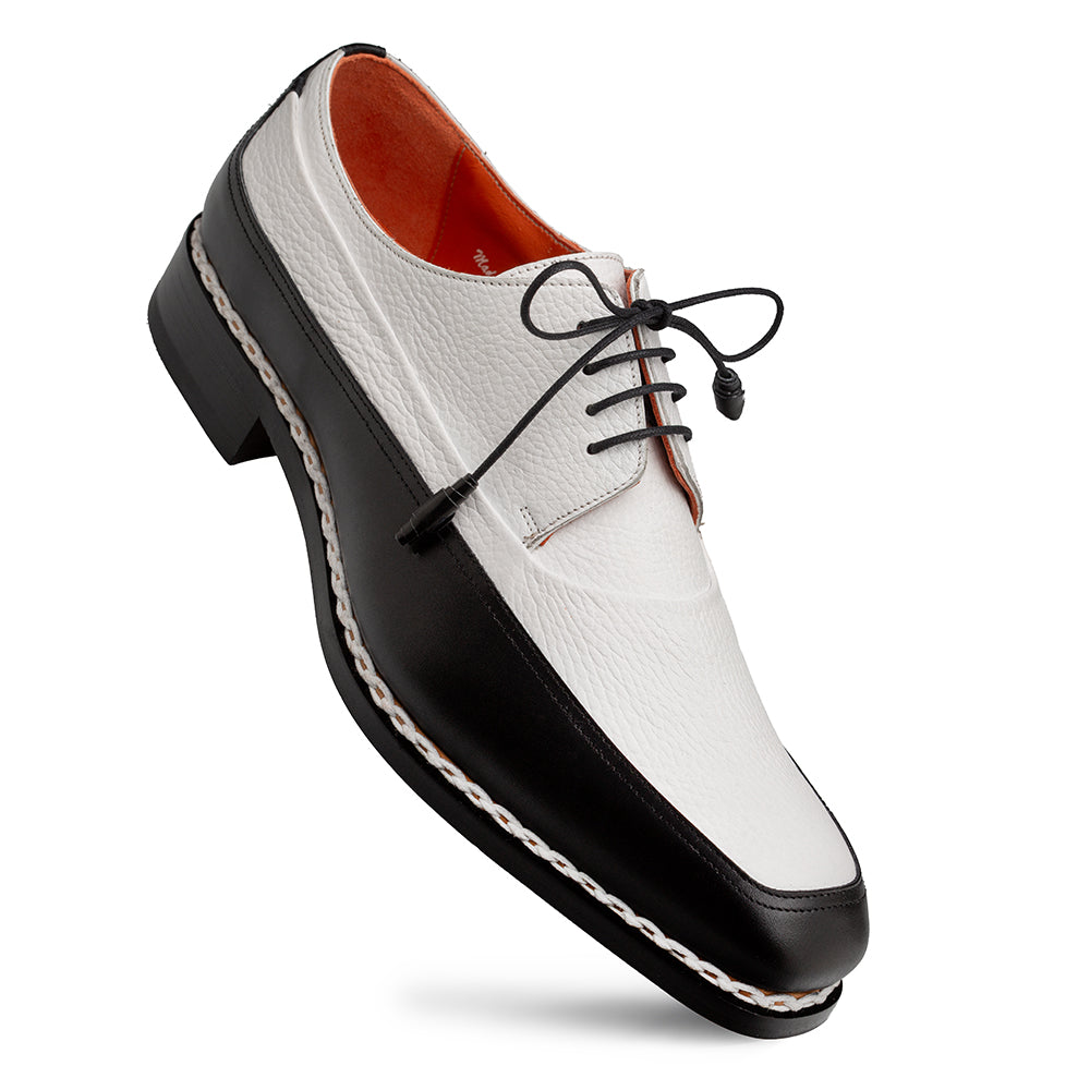 Mezlan Muro Two-Tone Leather Derby - Luxury Crafted Shoe