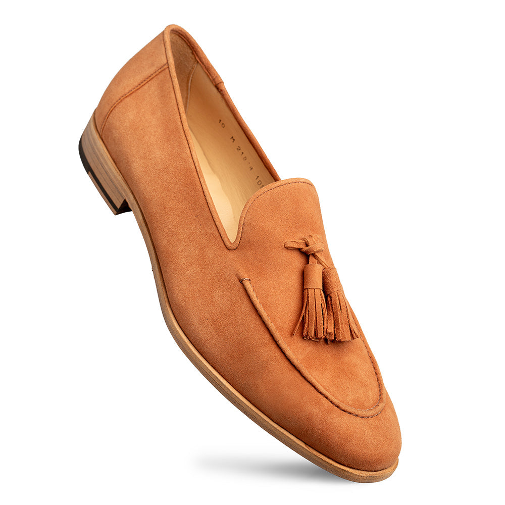 Mezlan Gades Suede Loafer - Luxury Tassel Slip-On Shoes