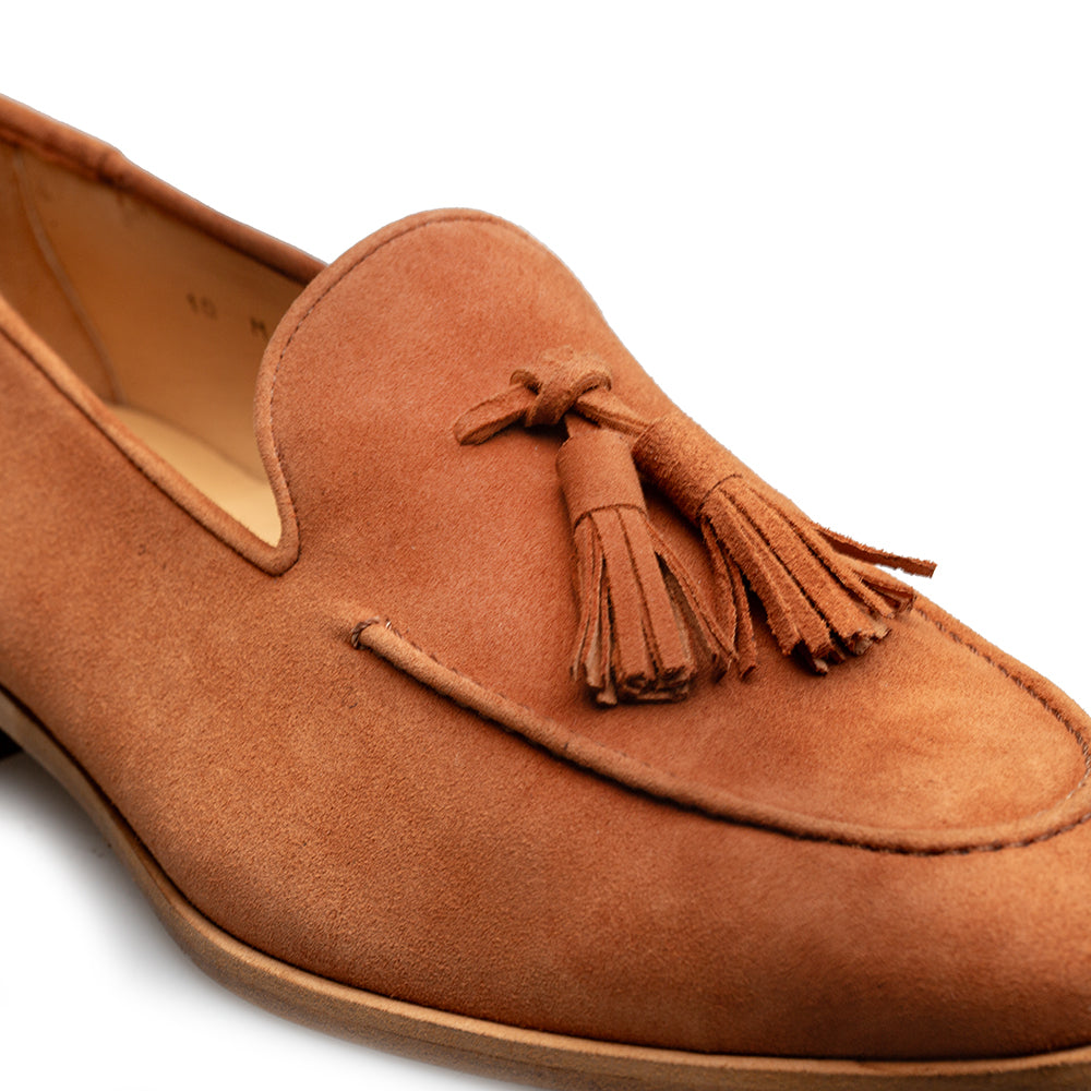 Mezlan Gades Suede Loafer - Luxury Tassel Slip-On Shoes