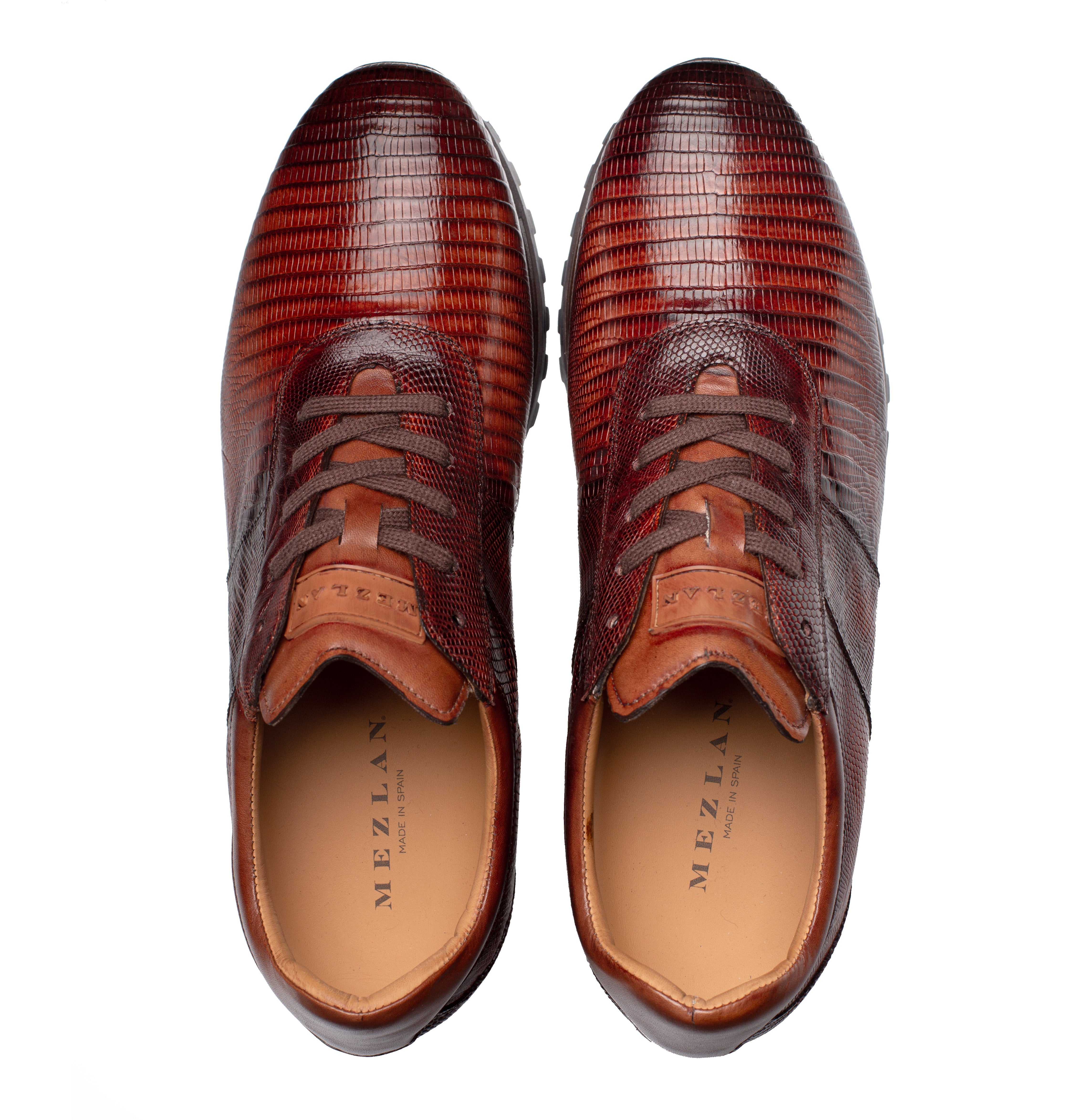 Mezlan Lizard & Calf Leather Dress Sneaker