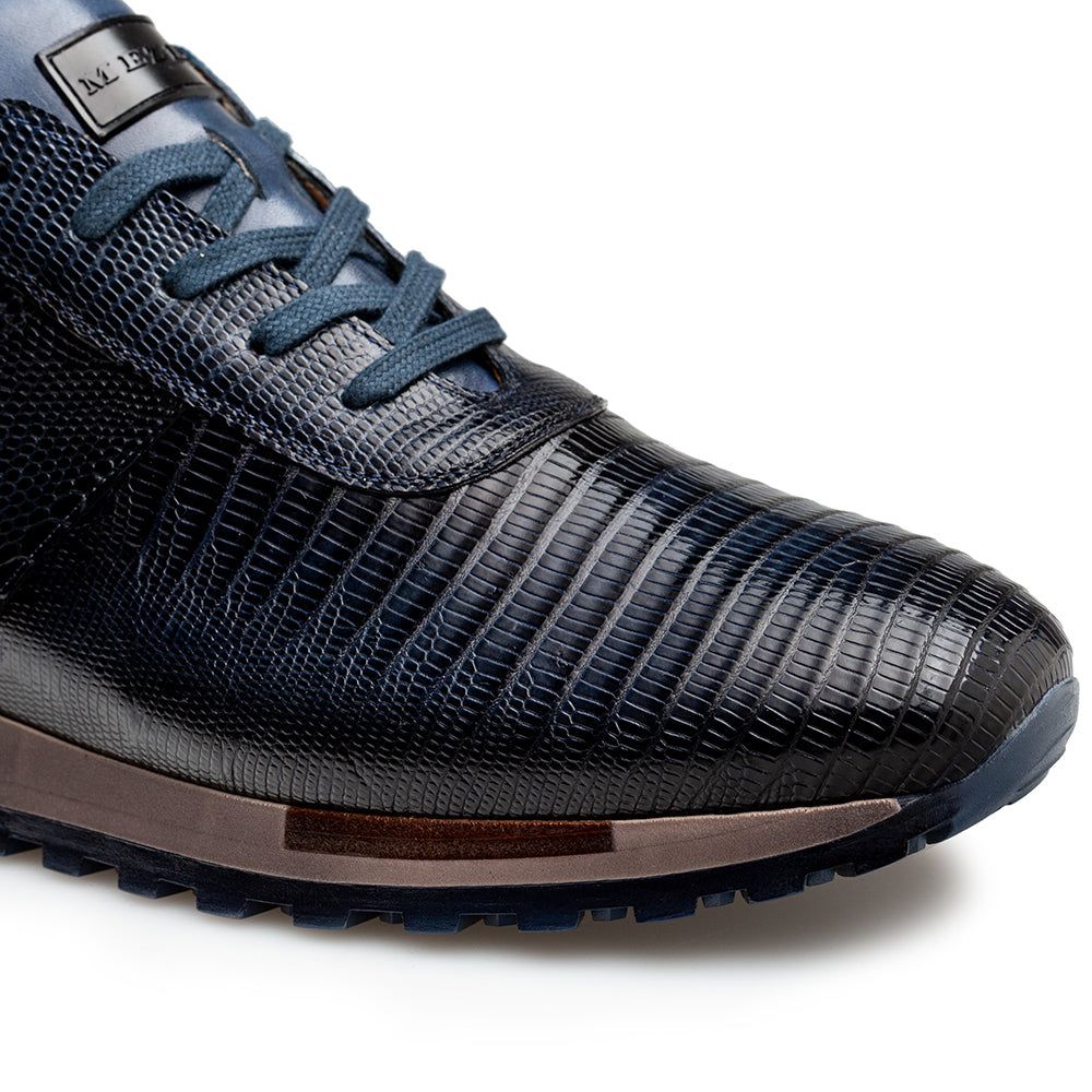 Mezlan Lizard & Calf Leather Dress Sneaker