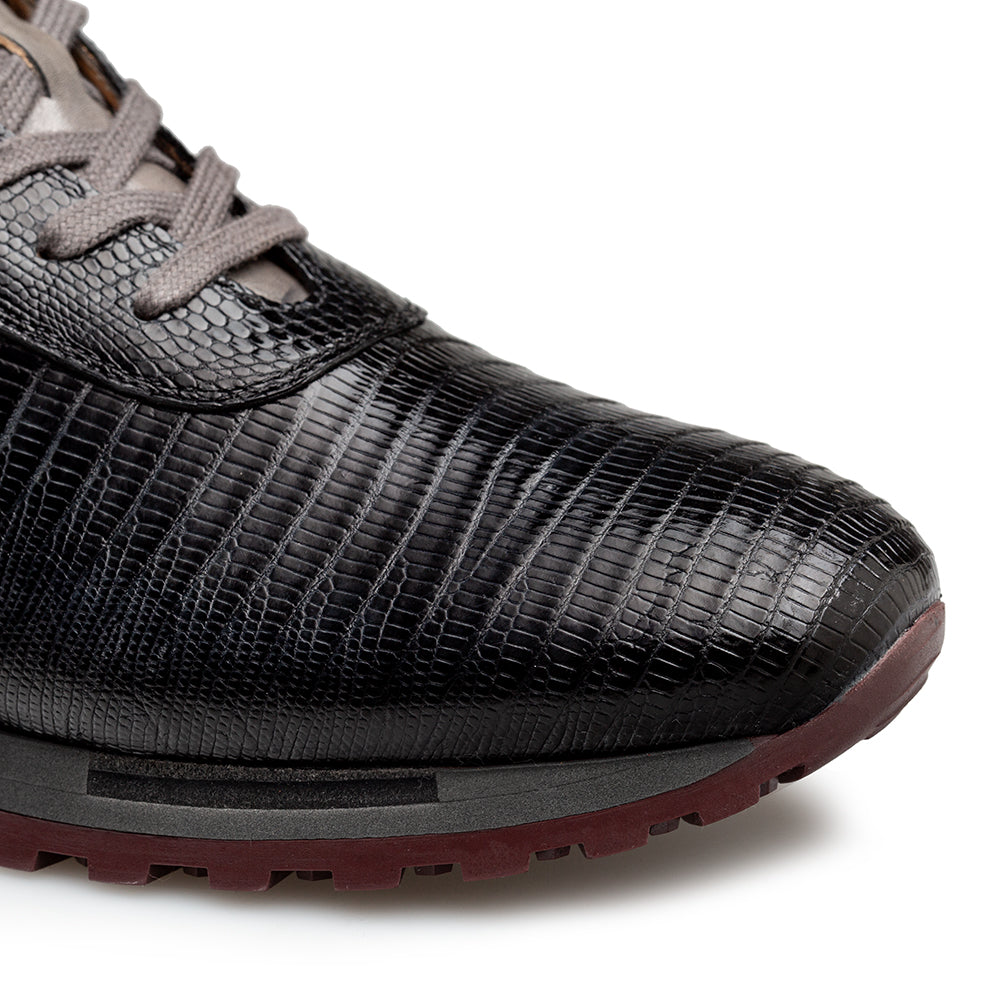 Mezlan Lizard & Calf Leather Dress Sneaker