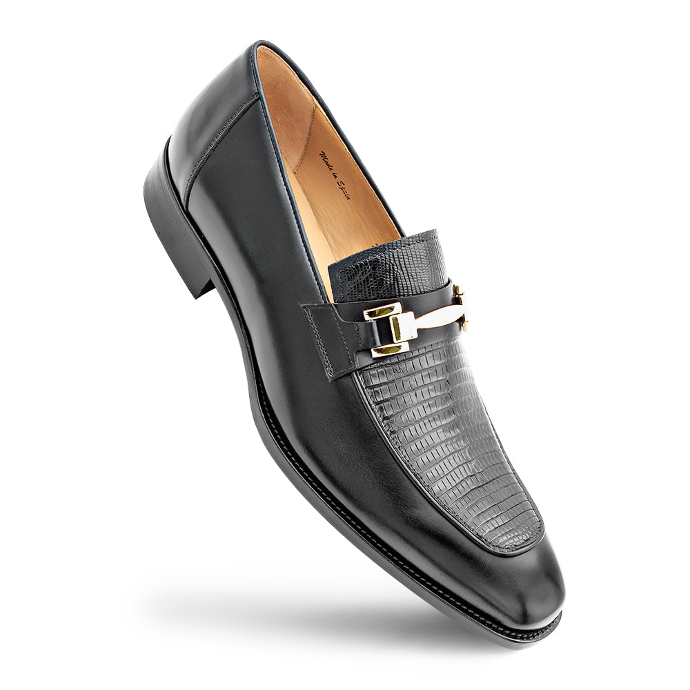 Mezlan Lizard Calf Ornament Slip-On - Luxury Men's Loafer