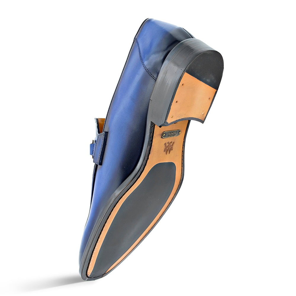 Mezlan Lizard Calf Ornament Slip-On - Luxury Men's Loafer