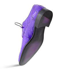 Mezlan Alligator Derby: Luxury Plain Toe Shoes