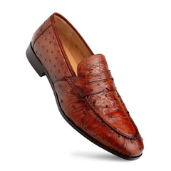 Mezlan Nogales Ostrich Penny Loafer