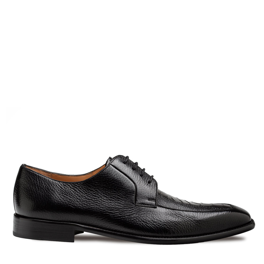 Mezlan Deer & Ostrich Paw Derby - Luxury Leather Shoe
