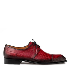 Mezlan Lizard Cap Toe Derby - Luxury Men's Dress Shoe