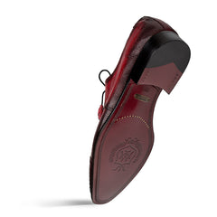 Mezlan Lizard Cap Toe Derby - Luxury Men's Dress Shoe