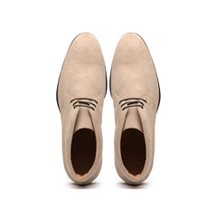 Zelli Marco Italian Suede Chukka Boots in Sand | Luxury Comfort