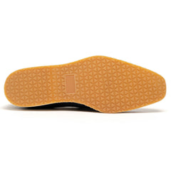Zelli Meo 3 Suede and Genuine Crocodile Penny Loafers in Gray