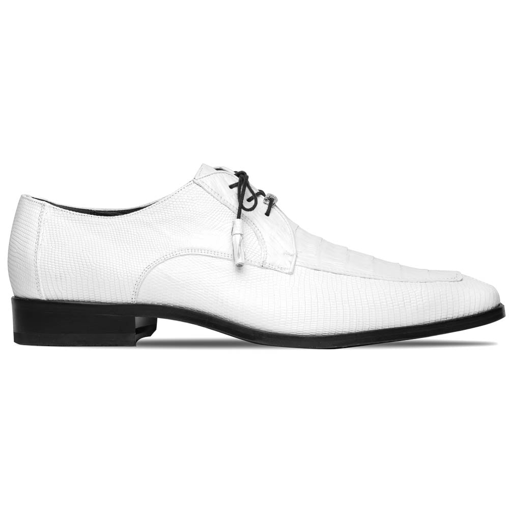 Genuine Caiman & Lizard White Shoe