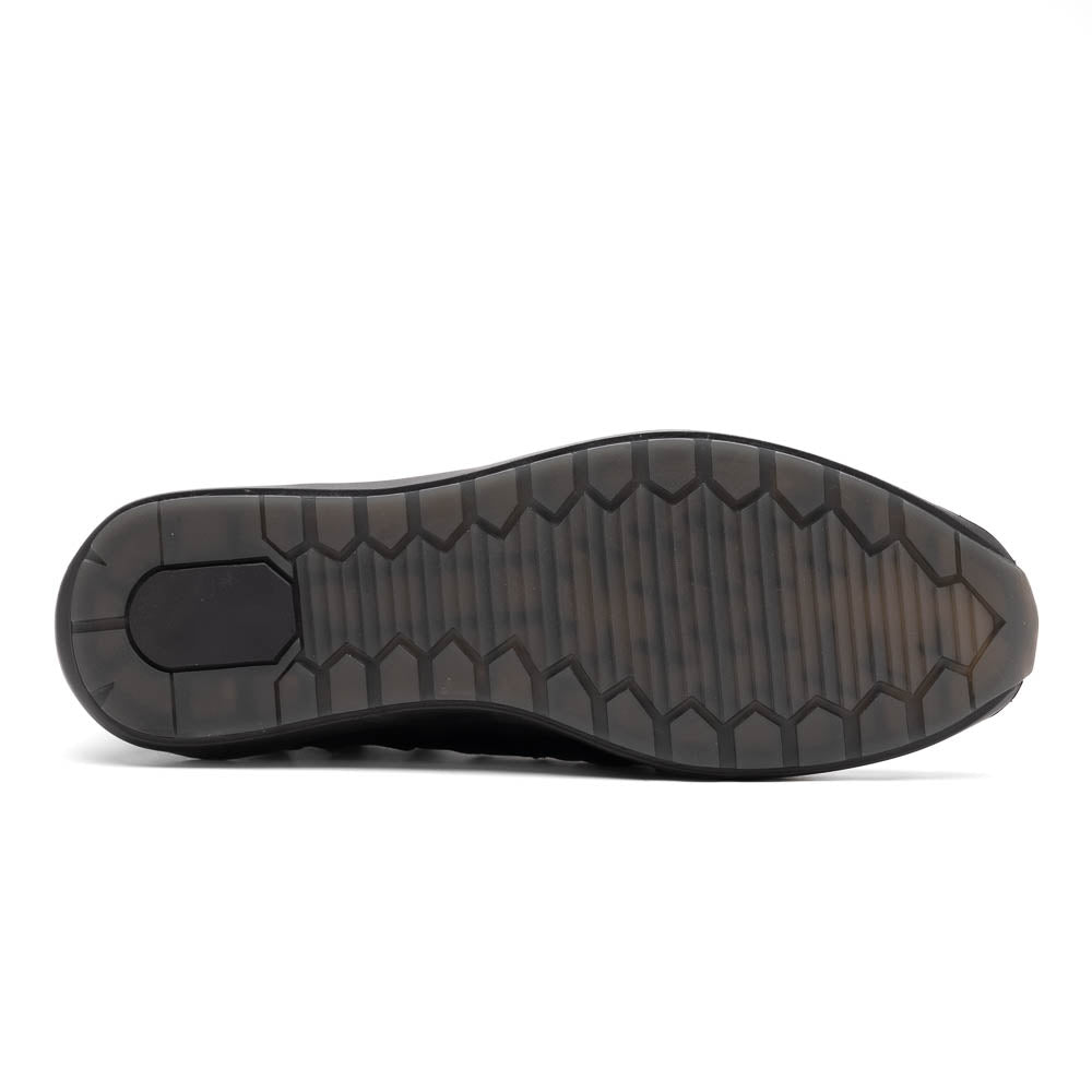Genuine caiman crocodile sneakers Black Shoe