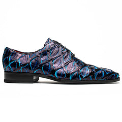 Marco Di Milano Olivieri - Royal Blue Leather Dress Shoe