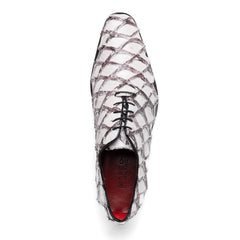 Marco Di Milano Olivieri Pirarucu Dress Oxfords Newspaper