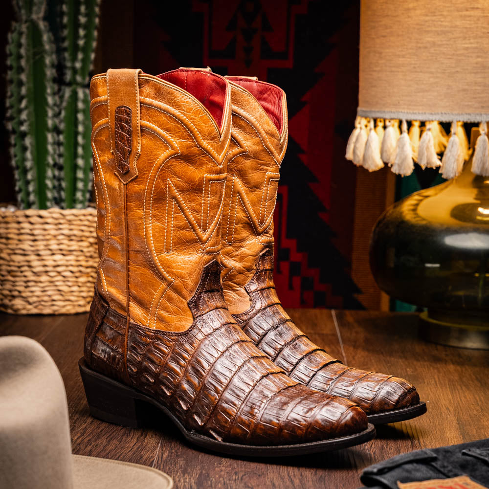 Marco_Di_Milano Phoenix: Aged Maple Leather Luxury Shoe