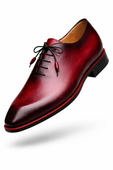 Dietro Whole Cut Oxford Burgundy By Mezlan Made In Spain Brand