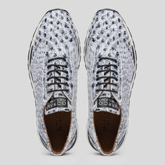 Marco Di Milano Scanno Newspaper Ostrich Quill Sneakers