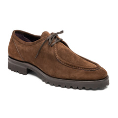 Zelli Wallaby Italian Suede Lace Up Chocolate (26-303-CHO)